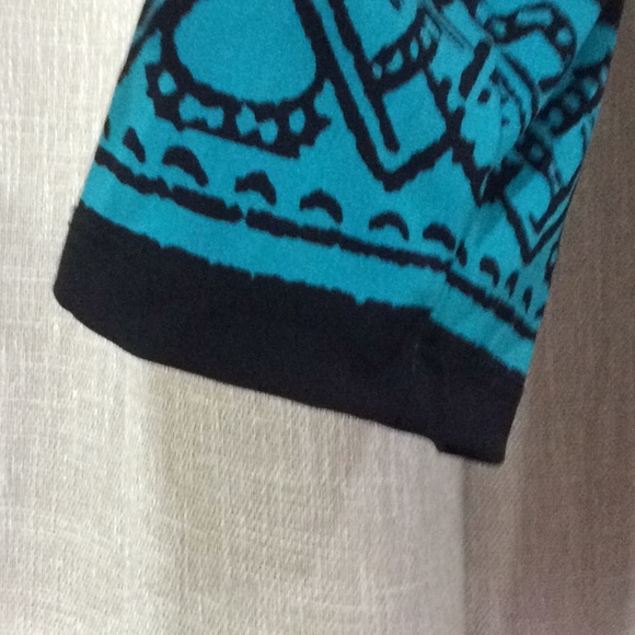 JM COLLECTION PAISLEY BLOUSE - Picture 2 of 8